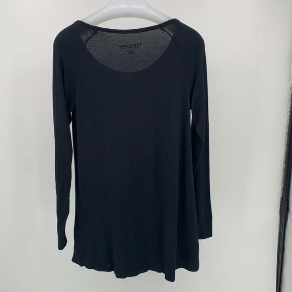 Soft Surroundings Me Tees Black Full Long Sleeve T - Picture 3 of 3